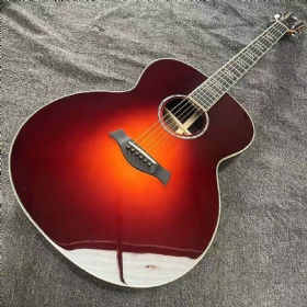 Custom 818e Grand Orchestra Acoustic Guitar with V-Class Bracing, SOLID Rosewood Back Side