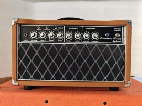 Custom Dumble Overdrive Special Reverb Head, 20W, Suede Brown, JJ Tubes, Imported Components, Grand Amps
