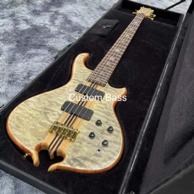 Custom ALEMBIC Style The Balance K Heart Omega LSB Series2 5 Strings Electric Bass in Purple