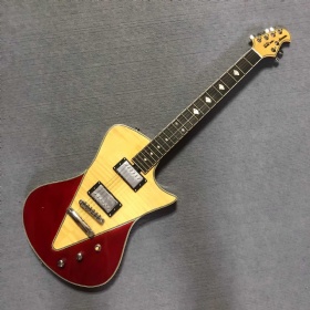 Custom Musicman Style Flamed Maple Top Electric Guitar, in Stock, Accept Electric Guitar OEM
