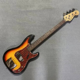 STOCK Bass, Custom 4 Strings F Precision Bass in Sunburst