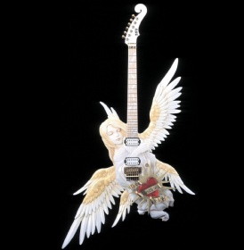 Toshihiko Takamizawa's Custom Heart Angel Electric Guitar Copy