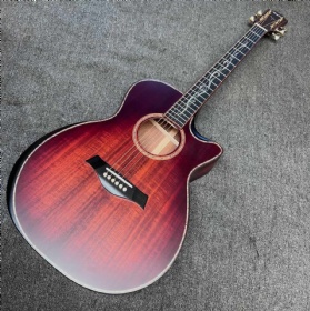 Custom Taylor K24ce Style Builder's Edition Grand Auditorium All-Koa Wood Cutaway Acoustic Guitar