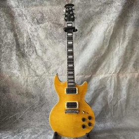 Custom Flamed Maple Top Ovation Ultra GP Style Electric Guitar with Block Inlays, Accept Guitar OEM