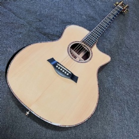 Custom Taylor Style 914ce Builder's Edition Grand Auditorium Acoustic Guitar in Natural, Solid Rosewood Back Side
