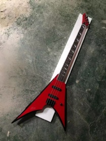 Custom ESP 4 Strings Reverse Headstock Electric Bass, Mahogany Body, Maple Neck, Customizable Guitar Upon Request.
