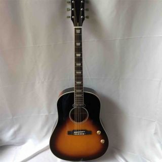 Custom John Lennon Electric Acoustic Guitar with Sound Hole Passive Pickup J160 in Sunburst Finish